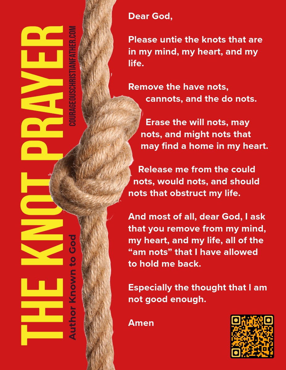The Knot Prayer Printable In the journey of life, we often find ourselves entangled in a web of thoughts and emotions that can hinder our progress. It's like being caught in a series of knots, each one representing the doubts, fears, and limitations we impose upon ourselves. The Knot Prayer is a beautiful and poignant plea for divine assistance in untangling these knots. #KnotPrayer