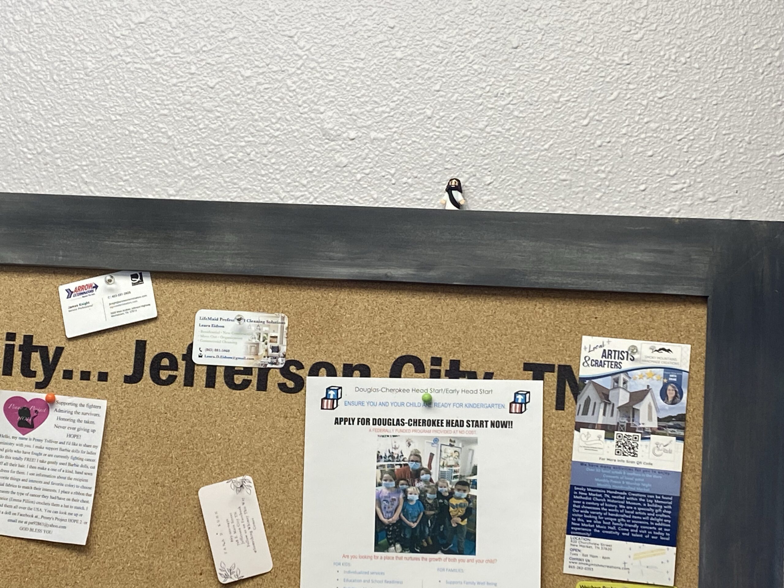 Extra! Extra! Jesus is the Savior of the World. Place Little Jesus on Community Bulletin Boards.​