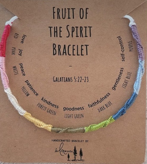 Fruit of the Spirit Bracelet is a faith based bracelet that uses God’s colors for the fruit of the spirit. 