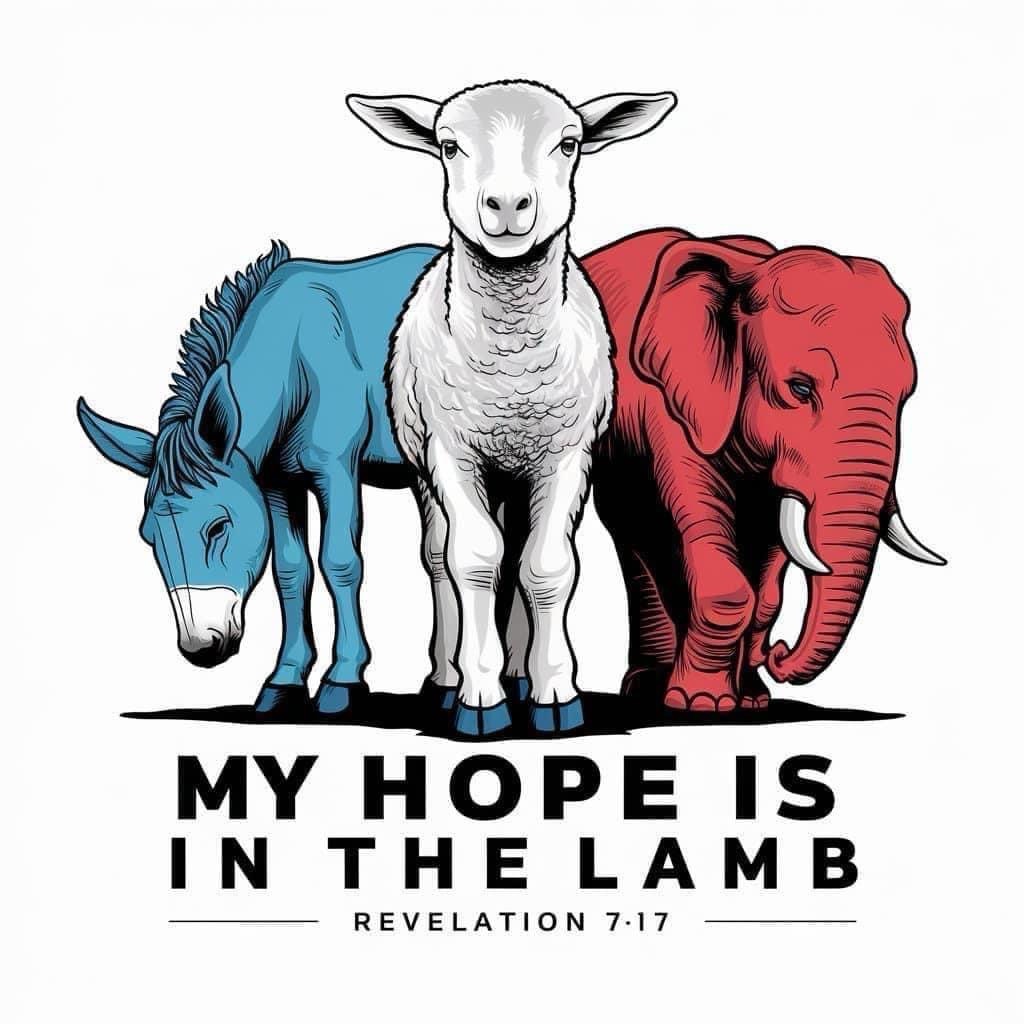 My hopes in the Lamb. Revelation 7:17 — a meme I keep seeing on Facebook ​